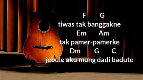 CHORD KISINAN | LIRIK & CHORD | tiwas tak gondeli tenanan - YouTube