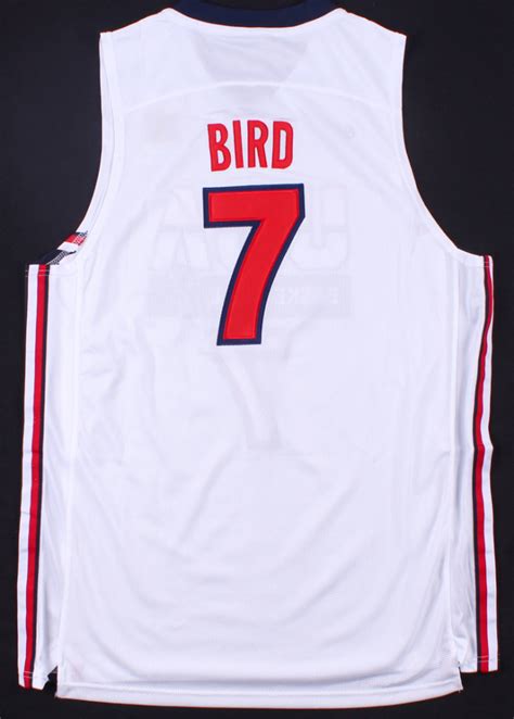 Larry Bird Signed Team USA Jersey (Bird Hologram) | Pristine Auction