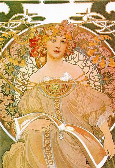 Magnificos ejemplos de carteles estilo Art Nouveau | Mucha art, Art ...