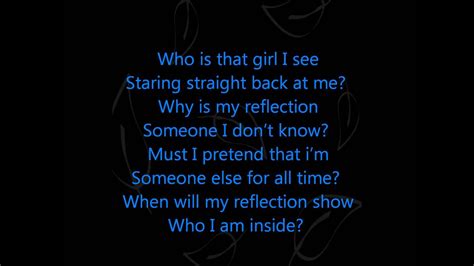 Reflection Lyrics - YouTube