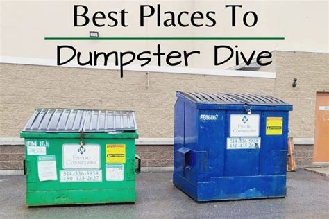 12 Best Places to Dumpster Dive for Salvage and Resale