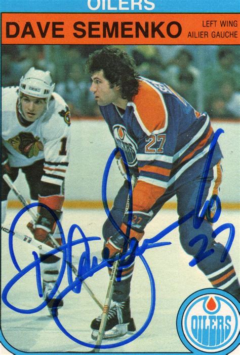 Michael's Hockey TTM: Dave Semenko