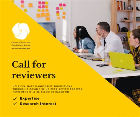 CALL FOR REVIEWERS: Climate, Disaster, and Development Journal – OML Center