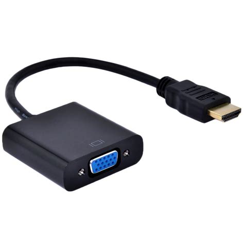 כבל מתאם אקטיבי בין HDMI ל- VGA אורך 20 ס''מ | Hdmi כבלים | HDMI כבלים ממירים מתאמים ומפצלים | CABLE