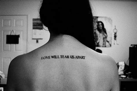 love will tear us apart (again) | Joy division, Tiny tattoos, Tattoos