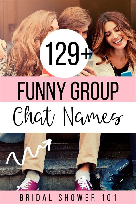 129 Funny Group Chat Names For Hilarious Friends | Bridal Shower 101 ...