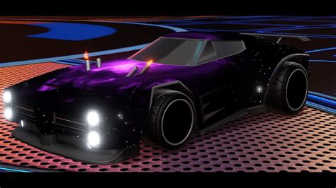 Rocket League Black Galaxy Dominus Design (only Bakkesmod) - YouTube