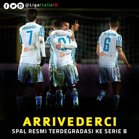 LIGA ITALIA SERIE A: SPAL Resmi Degradasi Ke Serie B