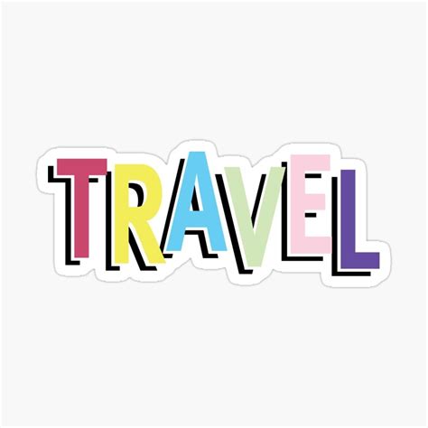 Travel Sticker by feliciasdesigns in 2021 | Travel stickers, Travel, Travel design