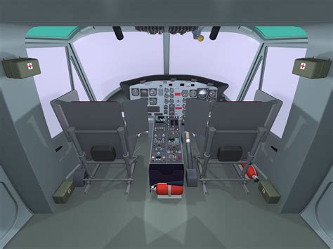 UH-1H cockpit. 3D Model $175 - .max .3ds .fbx - Free3D