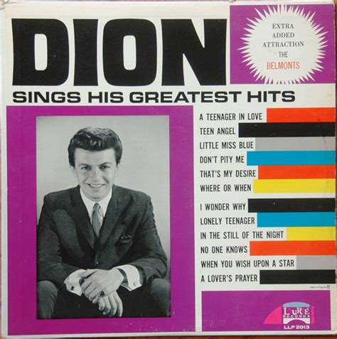 Dion - Dion Sings His Greatest Hits (Vinyl) | Discogs