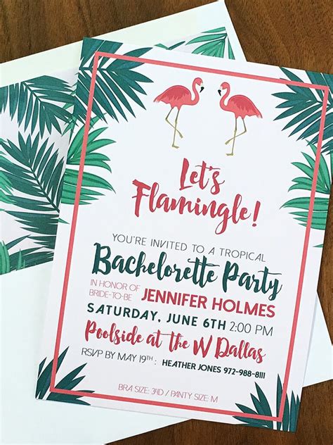 14 Printable Bachelorette Party Invitation Templates