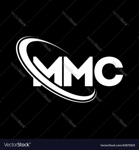 Mmc logo letter letter logo design Royalty Free Vector Image