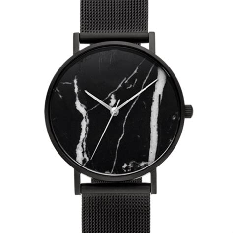 Black Leather Watch Band | Men's Black Watches - Watchessy