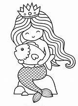 Free Printable Mermaid Coloring Page  Pages sketch template