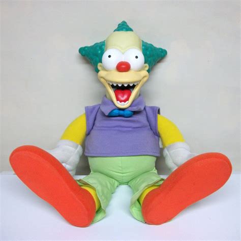 Simpsons Talking Krusty the Clown doll Good / Evil Treehouse of Horror Playmates 2001