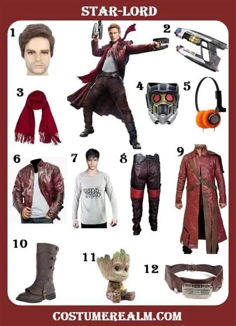 Guardians Of The Galaxy Star Lord Cosplay Costume Peter Quill Costume | lupon.gov.ph