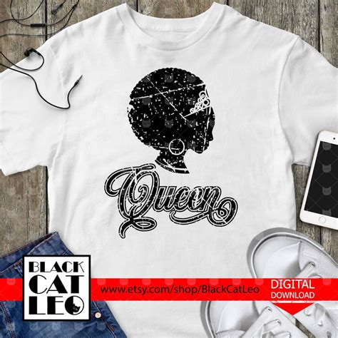 Queen SVG Black Queen SVG Grunge Queen SVG Distressed Queen | Etsy