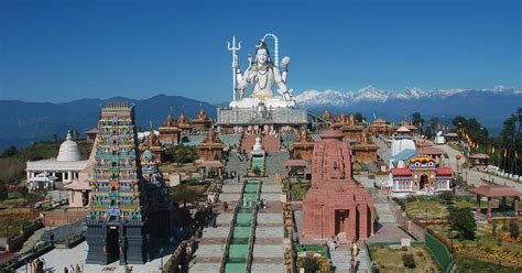 There Is A Char Dham Temple In Namchi, Sikkim That Has A Huge Shiva Statue | Curly Tales