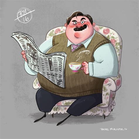 My version of Vernon Dursley for this week’s Harry... - Doodle Hour