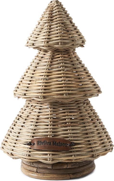 Rivièra Maison Rustic Rattan Merry Christmas Tree - S - Sculpture ...