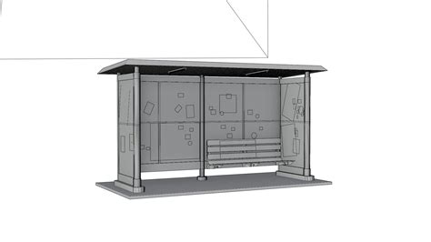 ArtStation - Old bus stop | Resources