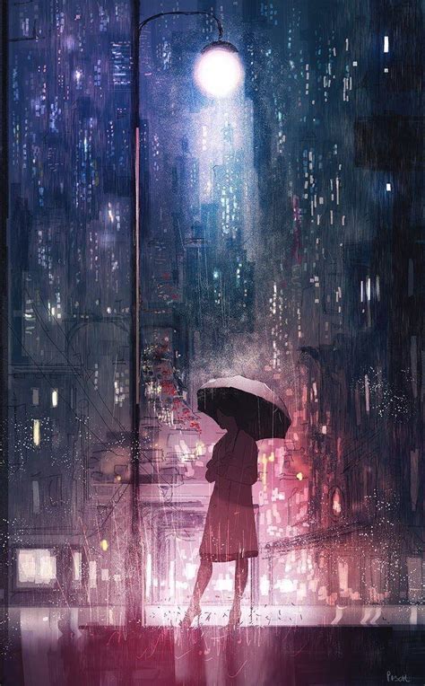 16++ Anime Girl Rain Wallpaper Hd - Anime Top Wallpaper