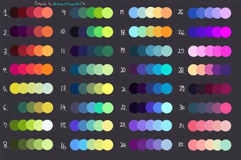 Pin by Bys@2023 on Cores | Colors | Palette art, Color palette challenge, Color palette