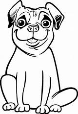Pug coloring pages To Download And Print For Free sketch template