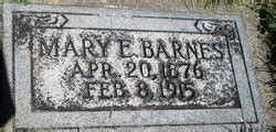 Mary Elizabeth Maylin Barnes (1876-1915): homenaje de Find a Grave