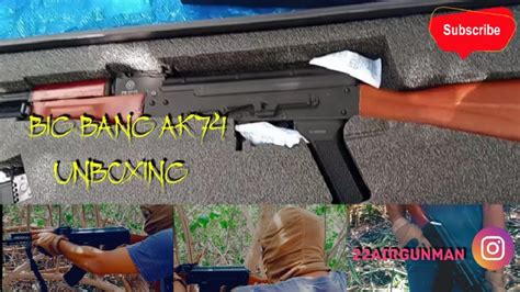 Big bang air guns AK-74 bb gun unboxing - YouTube