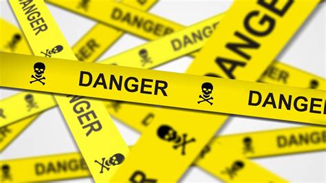 Danger Ribbon Caution Skull HD Wallpapers | Epic Desktop Backgrounds