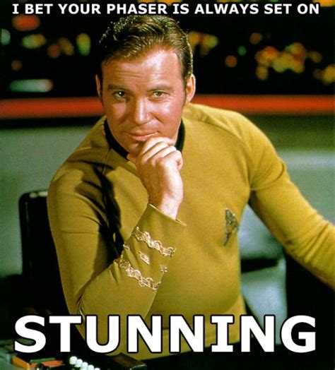 Captain Kirk Pick-Up Lines - Halloween Costumes Blog