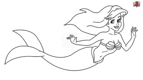 Little Mermaid Drawing at PaintingValley.com | Explore collection of Little Mermaid Drawing