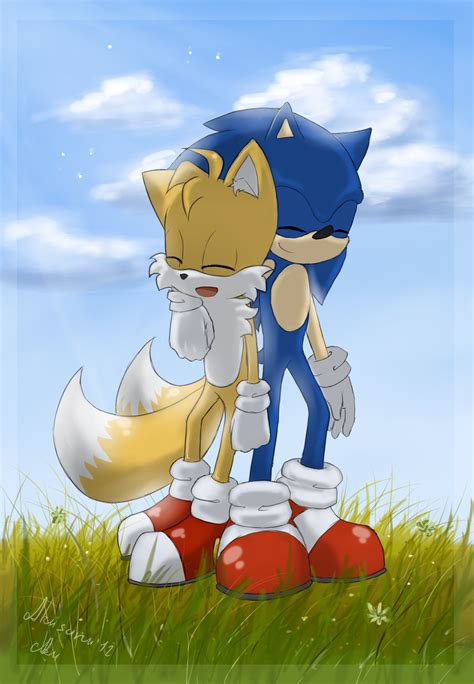 Sonic and Tails by Akusuru on DeviantArt