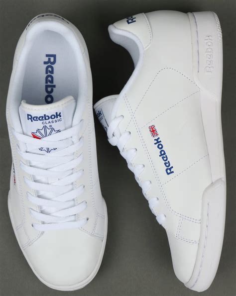 Reebok NPC II Trainers White/White,retro,classic,shoes,