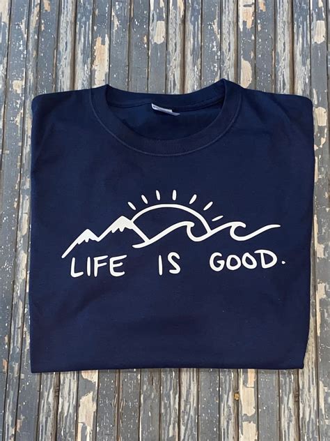 Life is good Tshirt Unisex life is good tee | Etsy