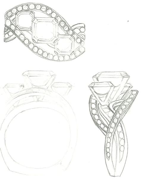 Wedding Ring Sketch at PaintingValley.com | Explore collection of Wedding Ring Sketch