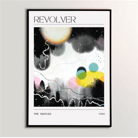 The Beatles Revolver Album Inspired Art Print By Wildacre Studios