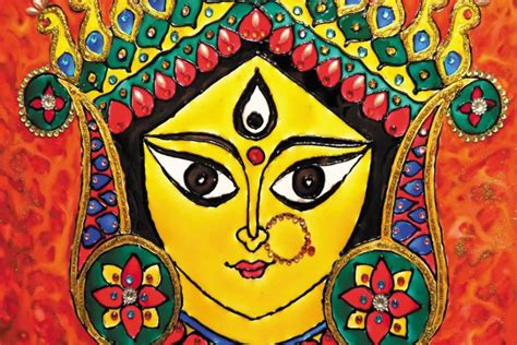 durga maa face drawing Poster Paper Print - Quotes & Motivation posters in India - Buy art, film ...