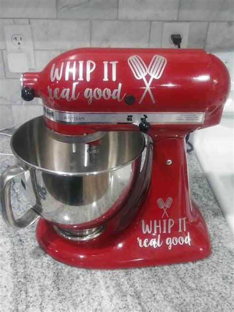 KitchenAid Mixer Decals: Decorate Your Stand Mixer! - Angie Holden The Country Chic Cottage