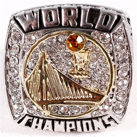 Stephen Curry Warriors 2015 NBA Championship Ring & Wooden Case | Pristine Auction