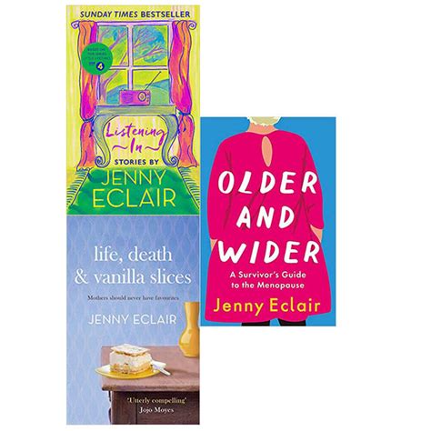 Jenny Eclair 3 Books Collection Set Older and Wider,Life, Death ...