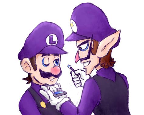 Luonetta on Tumblr: i like luigi with that purple costume waluigi gave ...