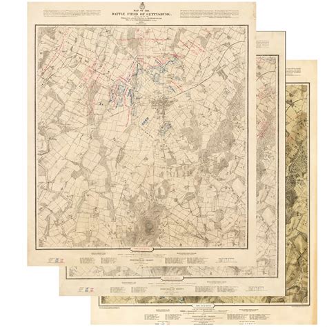 Gettysburg Monuments Map