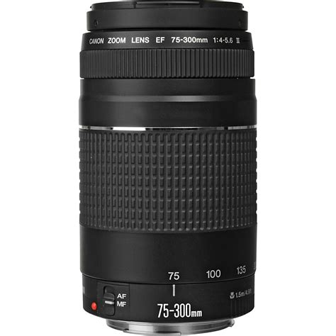 Canon EF 75-300mm f/4-5.6 III telefoto objektiv zoom lens 75-300 F/4.0 ...