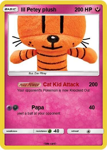 Pokémon lil Petey plush - Cat Kid Attack - My Pokemon Card