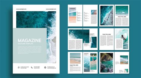 Customizable Magazine Template for Adobe InDesign – Twinybots