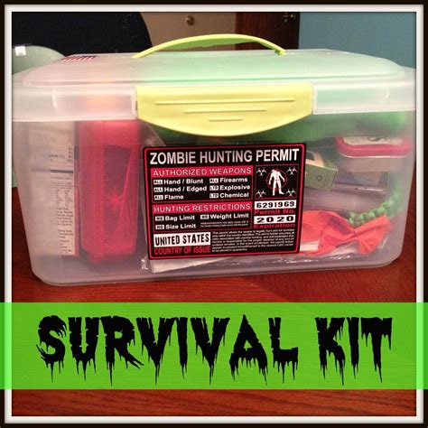 DIY Zombie Apocalypse Survival Kit - Everything You Need To Know! | Apocalypse survival, Zombie ...