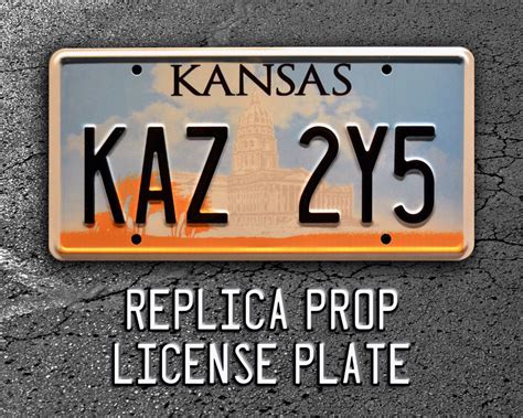 Supernatural | Dean Winchester’s Metallicar | KAZ 2Y5 | Metal Stamped Replica Prop License Plate ...